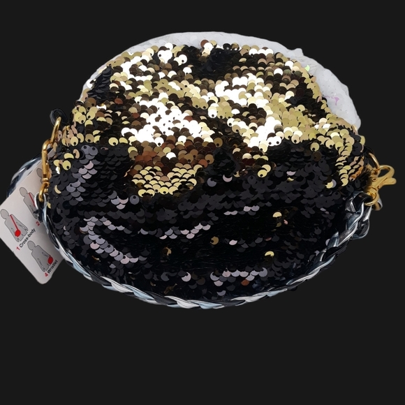 TY Flippables Sequin Bamboo the Panda 9" Fashion Purse 6 Ways to Wear With Tagqt - Picture 8 of 8